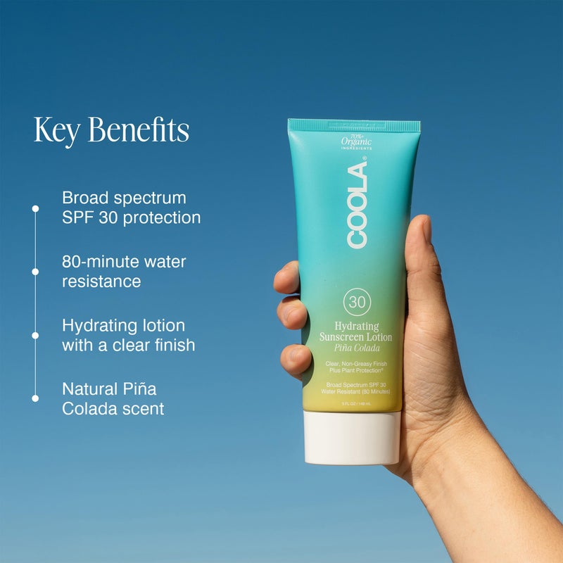 COOLA Organic Sunscreen SPF 30 Sunblock Body Lotion, Dermatologist Tested Skin Care for Daily Protection, Vegan and Gluten Free, PiÃ±a Colada, 5 Fl Oz - Image 3